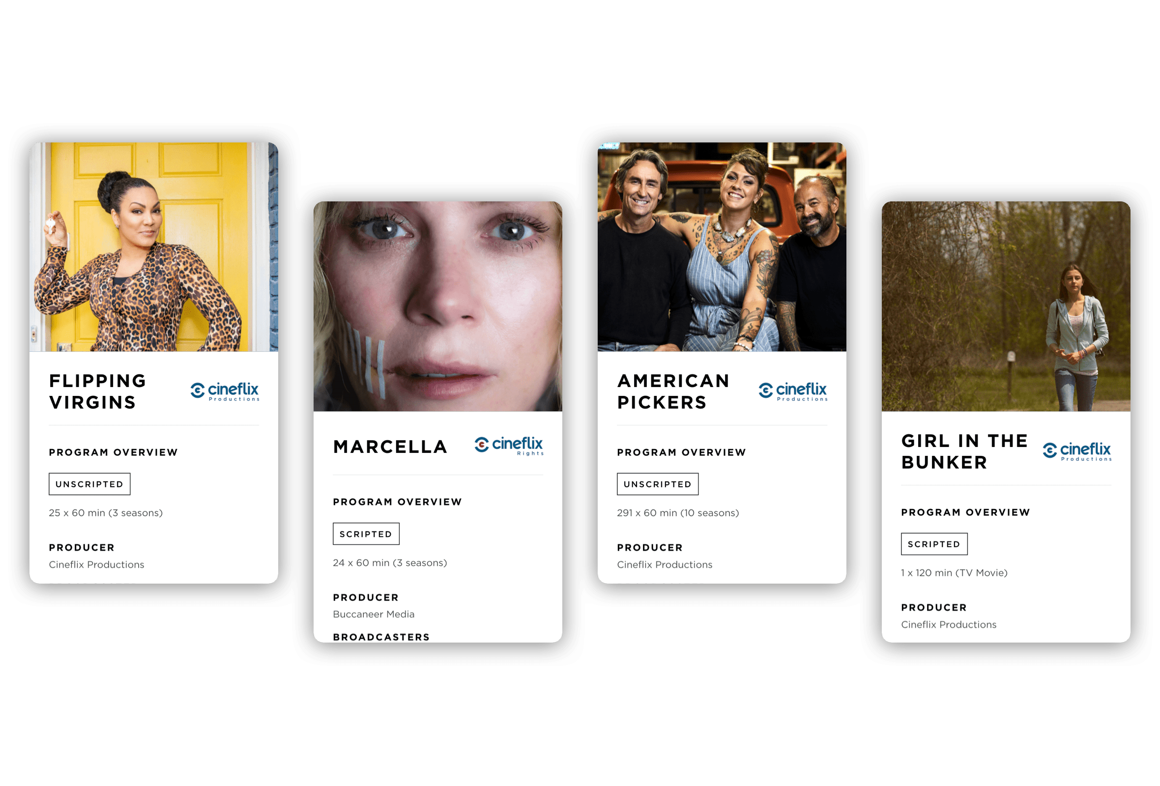 Visuel mobile des pages séries individuelles de Cineflix